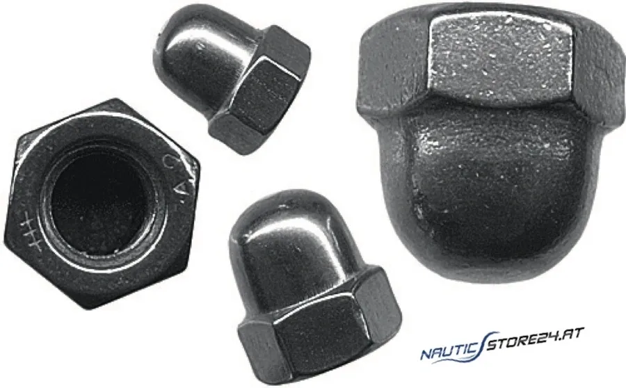 Nirohutmutter DIN 1587 | Gewinde-Ø: M4