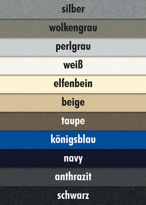 Stamoid Leichtplanenstoff light | Ausführung: silber, Rollenbreite 1,5m