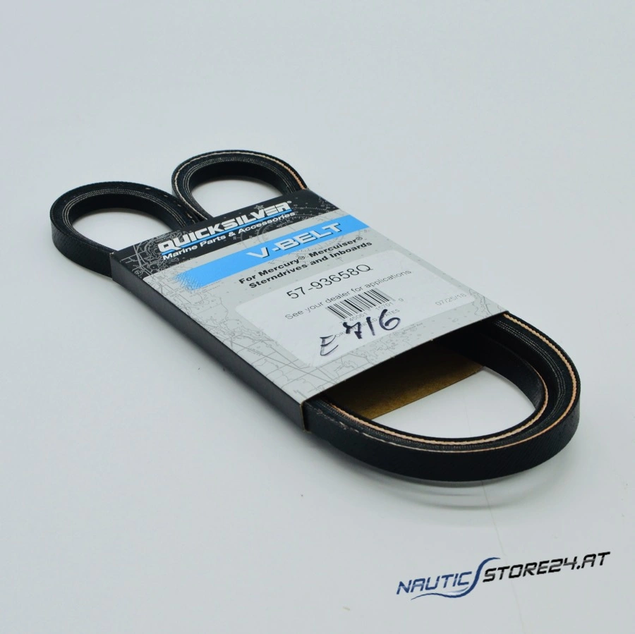 Mercury/Quicksilver Keilriemen Lichtmaschine/Umwälzpumpe für Mercruiser 4.3L/5.0L/5.7L (44 Zoll / 1118 mm) (57-93658Q)