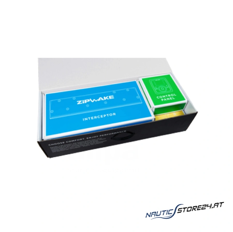 Zipwake Dynamisches Trimm-Kontrollsystem Serie S | Ausführung: 600-S (Interzeptor L=600mm, M12 Verlängerungskabel 3m)