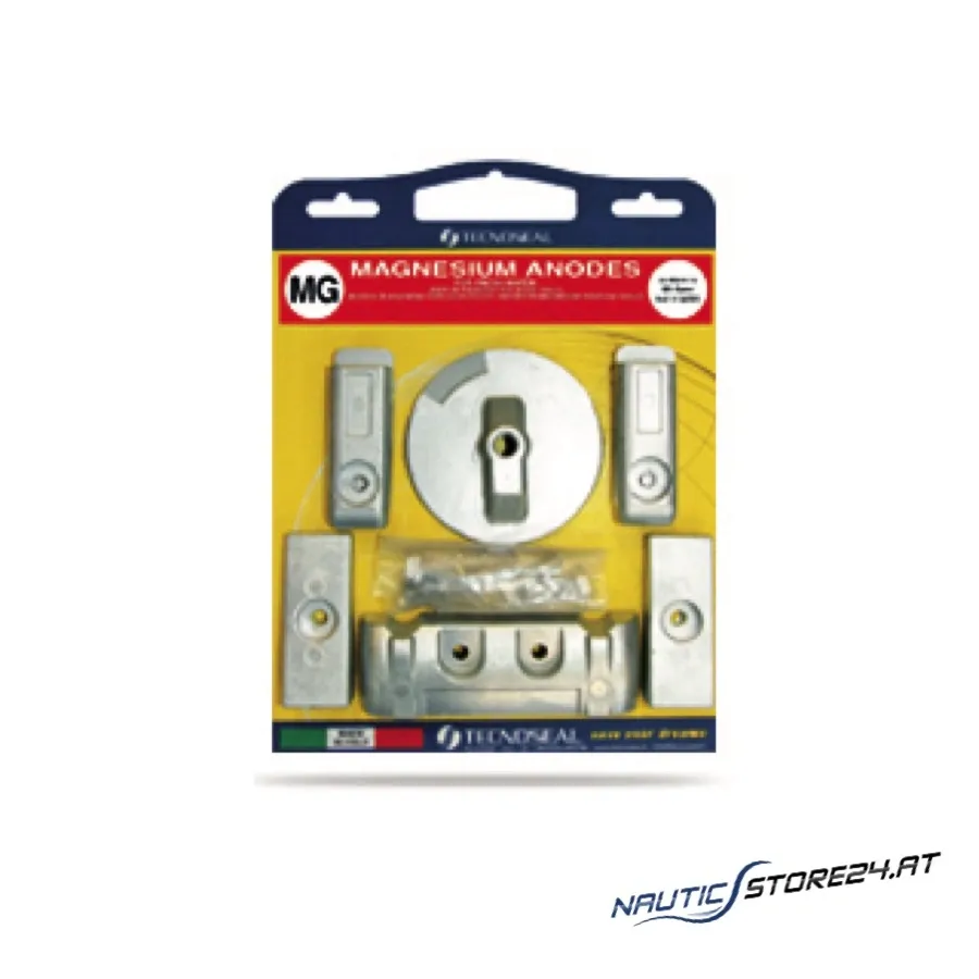 Tecnoseal Magnesium-Anodenset für Mercruiser Verado L6