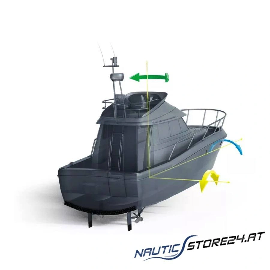 Zipwake Dynamisches Trimm-Kontrollsystem Serie S | Ausführung: 600-S (Interzeptor L=600mm, M12 Verlängerungskabel 3m)