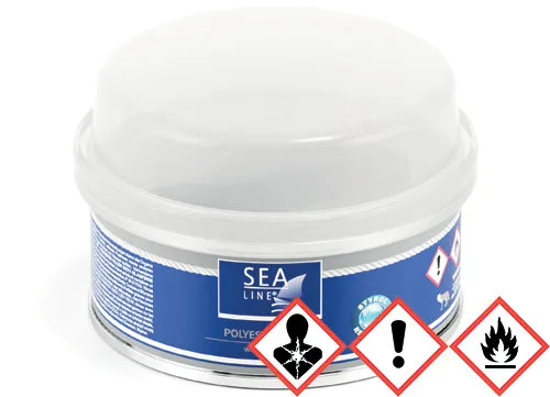 Sealine Polyester Spachtel mit Glasfaser | Inhalt: 1000g