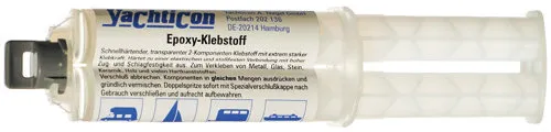 Yachticon Epoxy Kleber Spritze 2x12ml (Härter und Harz)