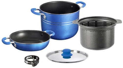 Pfannenset Skipper Farbe blau Durchmesser 220 mm