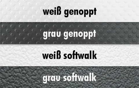 GISATEX Decksbelag Antislide - Rollenbreite 1,4m | Farbe: weiß genoppt