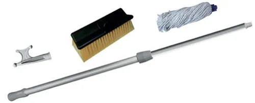 Bootshaken Kombiset - PVC schwarz, Alu