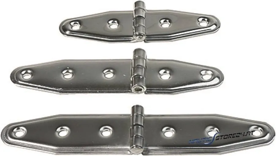 Niroscharnier Serie 28 | Ausführung: Materialstärke 2mm, Länge 100mm, Breite 28mm