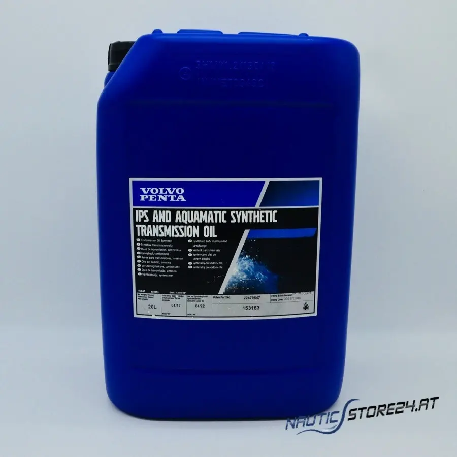 Volvo Penta IPS And Aquamatic Getriebeöl Synthetisch 75W-90 20L (22479647)wurde ersetzt durch (22479647)