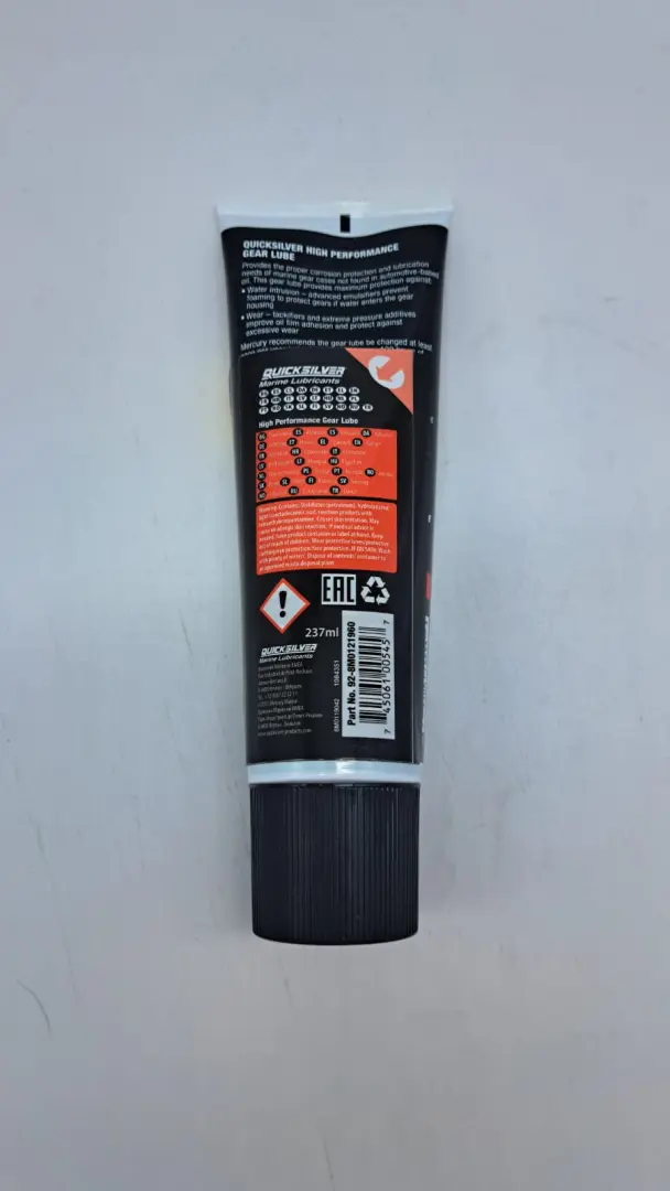 Mercury( 8M0206992) /Quicksilver High Performance Getriebeöl Tube 237ml (92-8M0121960)